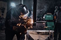 Metal and steel fabrication welding workshop